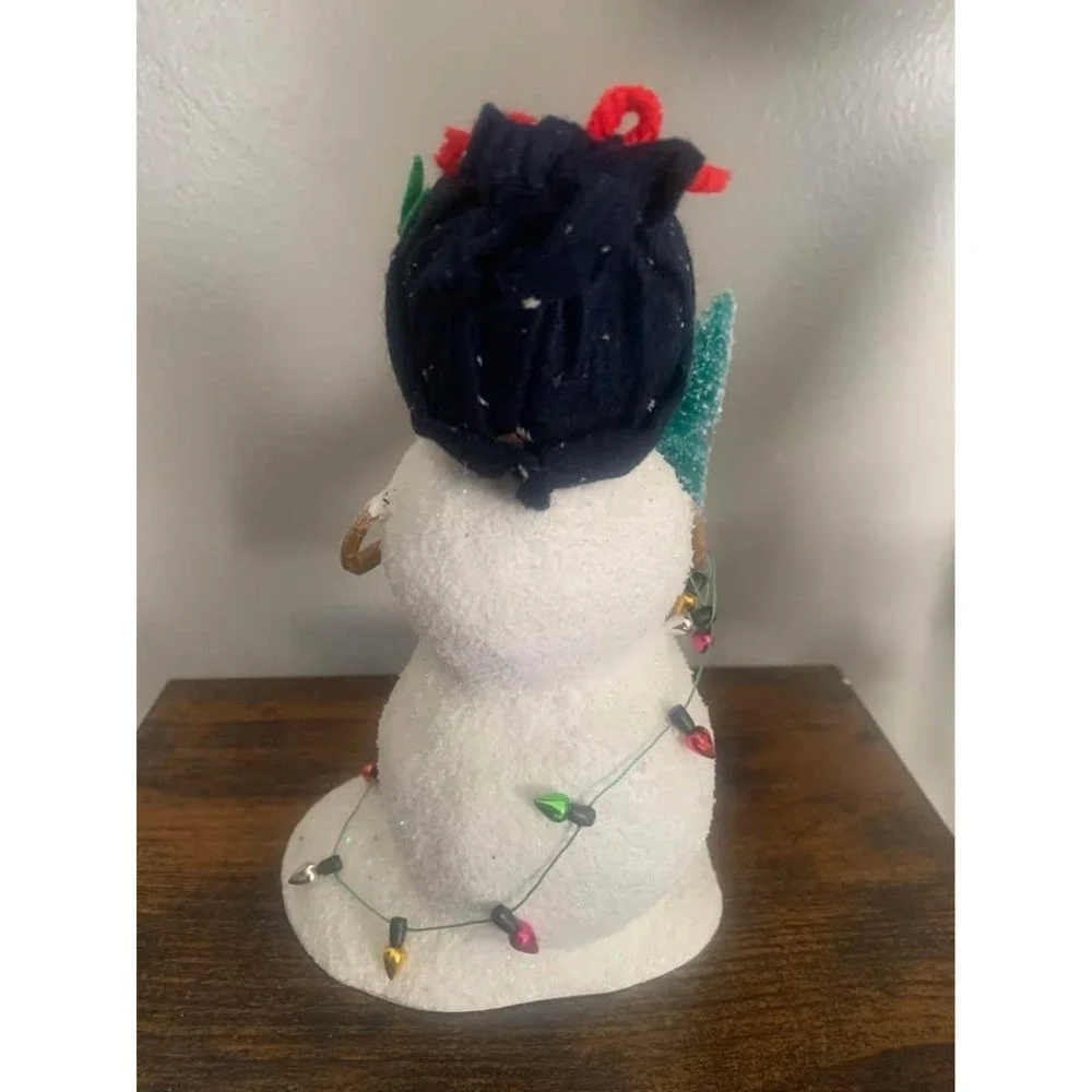 Byers' Choice Snowman w/ Lights figurine